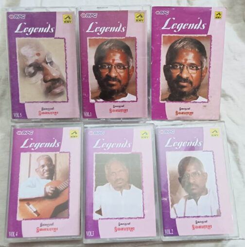 Legends Ilaiyaraaja Vol 1 to 5 Audio Cassette
