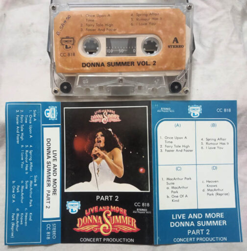 Live and more Donna Summer Part 2 Audio Cassette