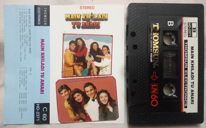 Main Khiladi Tu Anari Hindi Films Audio Cassette