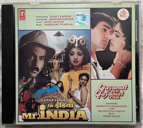 Mr. India - Qayamat Se Qayamat Tak Hindi Film Songs Audio CD (2)