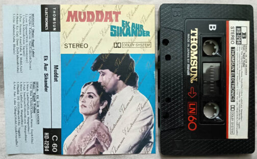 Muddat - Ek Aur Sikander Hindi Film Songs Audio Cassette