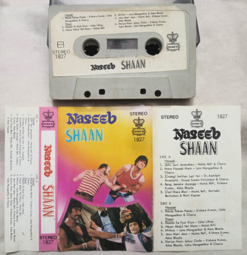 Naseen - Shaan Hindi Film Songs Audio Cassette