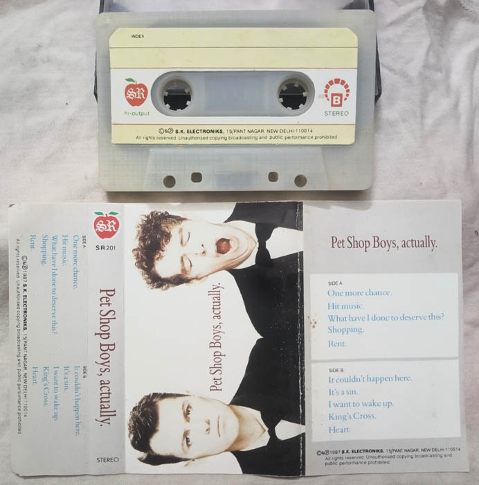 Pet Shop Boys actually Album Audio Cassette