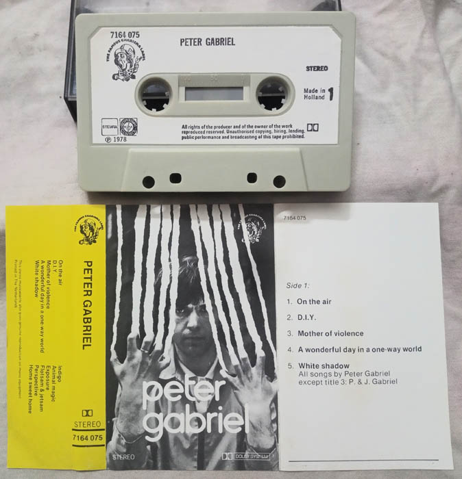 Peter Gabriel Album Audio Cassette