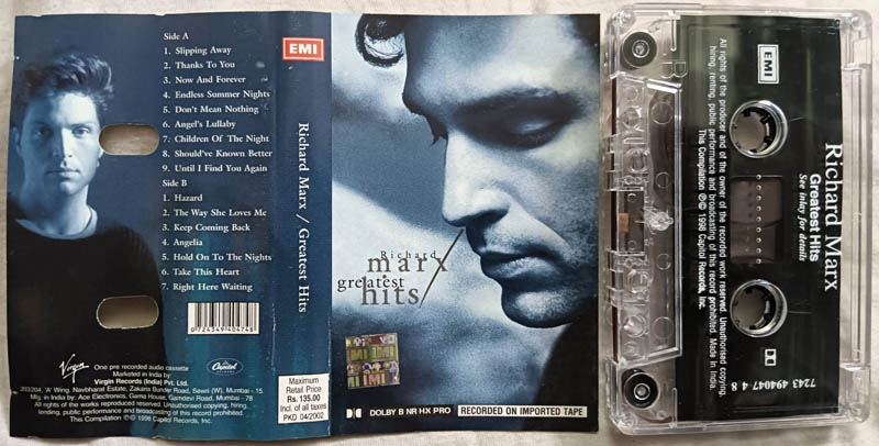 Richard Marx Greatest Hits Audio Cassette