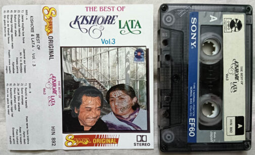The Best of Kishore Lata Vol 3 Hindi Film Songs Audio Cassette