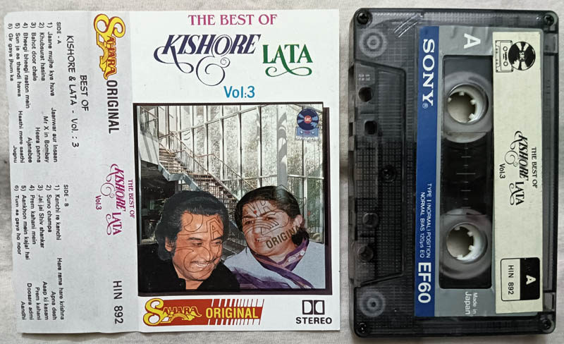 The Best of Kishore Lata Vol 3 Hindi Film Songs Audio Cassette