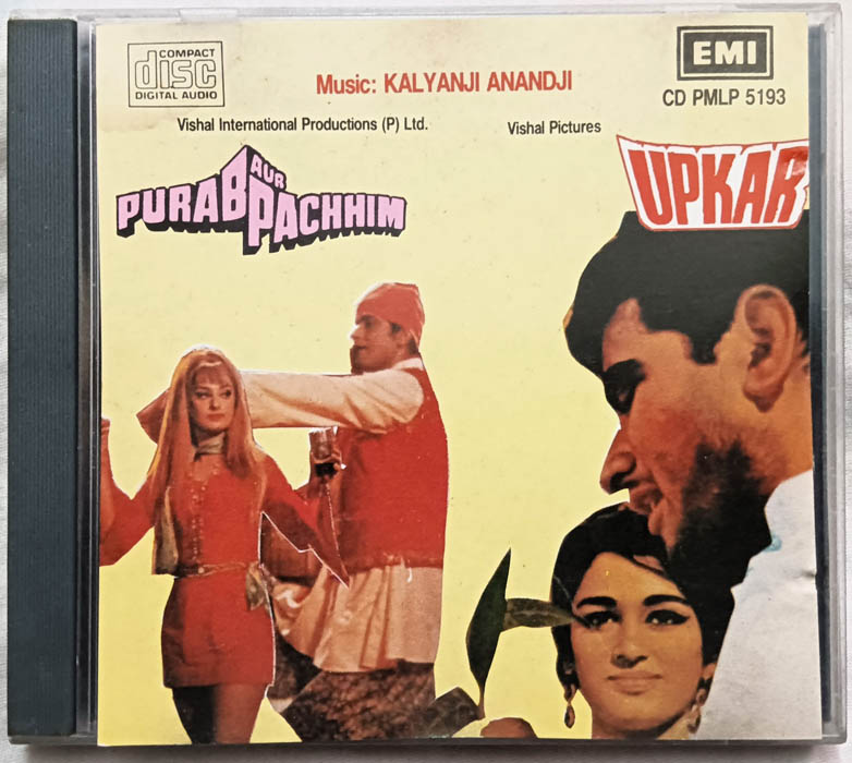 Upkar - Purab Aur Pacchim Hindi Film Songs Audio CD By Kalyanji Anandji (2)