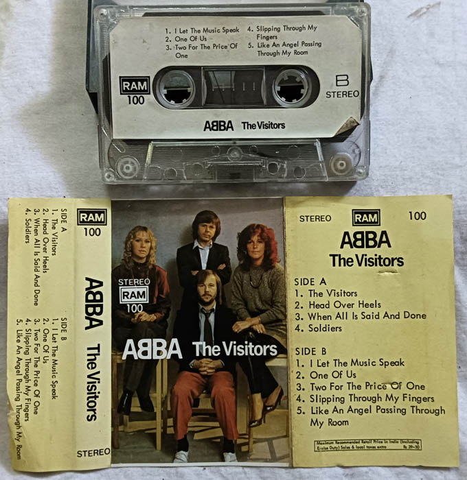 Abba The Visitor Album Audio Cassette