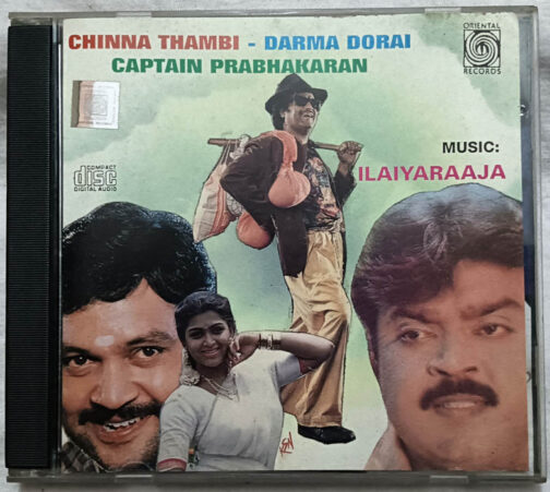 Chinna Thambi - Darma Dorai - Captain Prabhakaran Tamil Film Songs Audio cd By Ilaiyaraaja