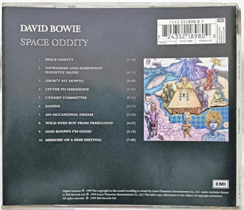 David Bowie Space Oddity Album Audio cd