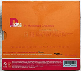 Divine Dhrupad PT.Hariprasad Chaurasia Audio cd