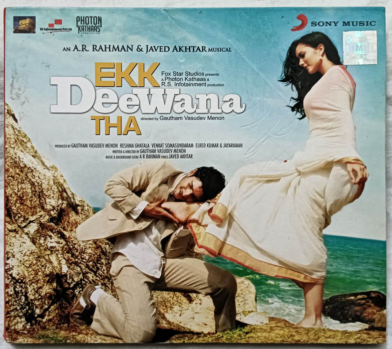 Ekk Deewana Tha Hindi Film Songs Audio CD