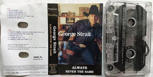 George Strait Always Never the same Album Audio Cassette