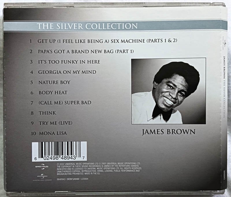 James Brown The Silver Collection Album Audio cd