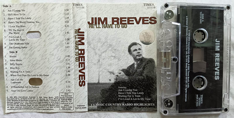 Jim Reeves Hell have to go Audio Cassette