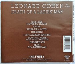 Leonard Cohen Death of a Ladies Man Album Audio Cd