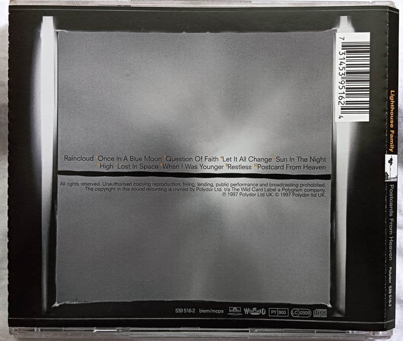 Lighthouse Family postcards from Heaven by polydor Album Audio Cd