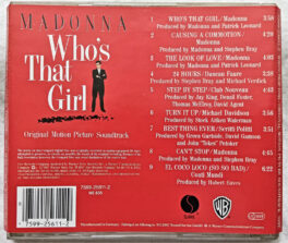 Madonna Whos that girl Album Audio cd