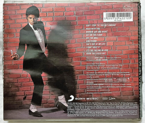 Michael Jackson off the wall Album Audio Cd
