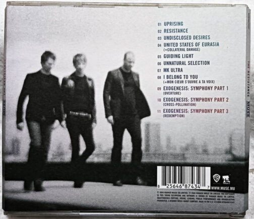 Muse The Resistance Album Audio cd