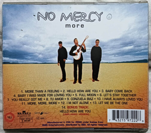 No Mercy More Album Audio cd
