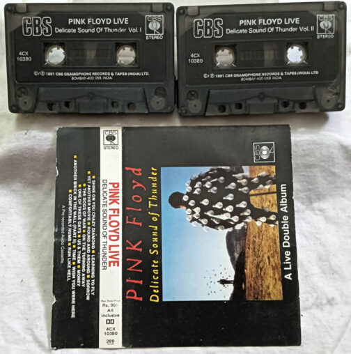 Pink Floyd Live Delecate Sound of thunder Album Audio Cassette