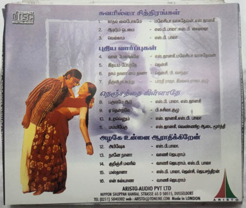 Suvarilladha Chiththirangal - Puthiya Vaarpugal - Nenjathai Killathe - Azhage Unnai Aarathikkirean Tamil Film Audio cd