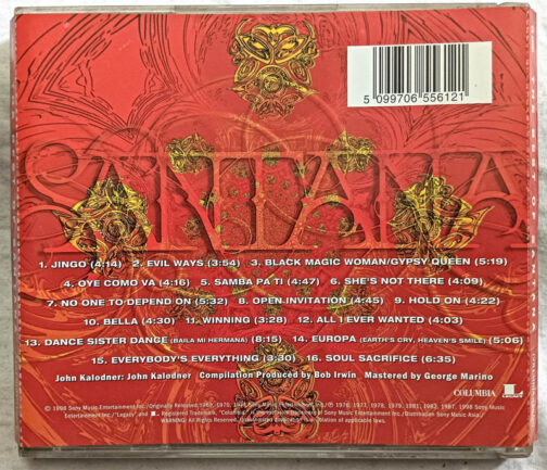 The best of Santana Album Audio Cd