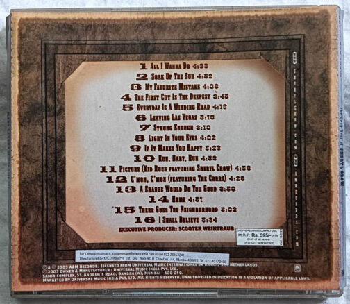 The very best of Sheryl Crow Album Audio Cd
