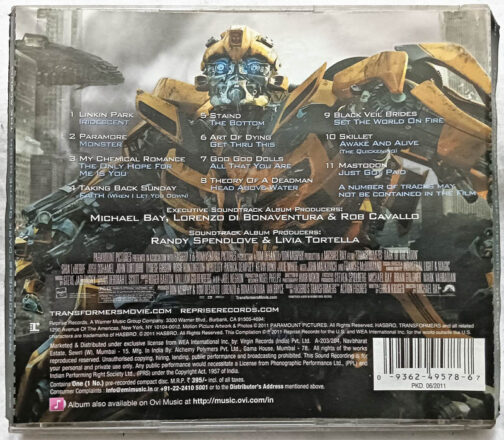 Transformers Drk of the moon Soundtrack Audio cd