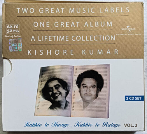 Two Great Music Labels one great album a Lifetime Collection Kishore Kumar Hindi Film Songs Vol 2 Audio cd