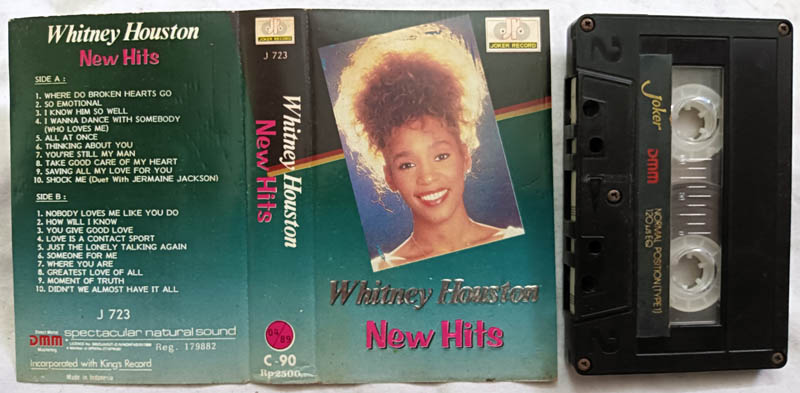Whitney Houston New Hits Album Audio Cassette
