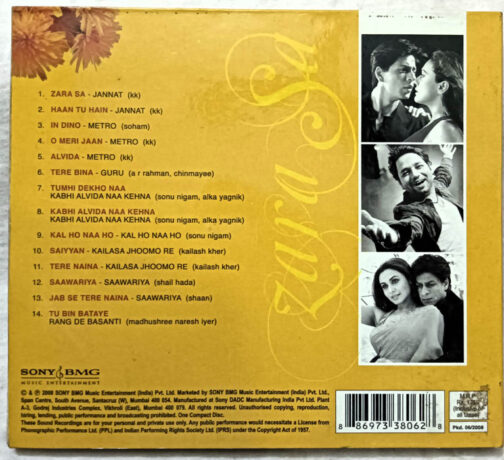 Zara Sa Hindi Film Songs Audio CD