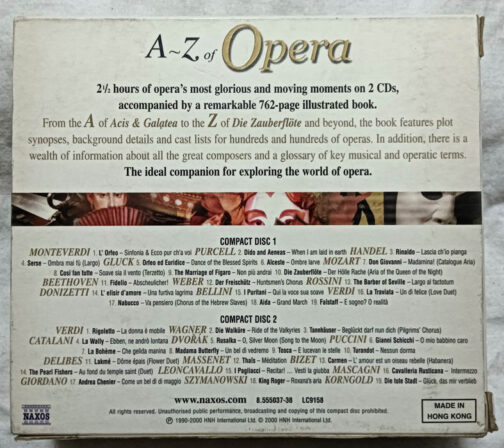 A-Z Of Opera Album Audio CD