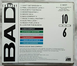 Bad Company 10 from 6 Album Audio cd