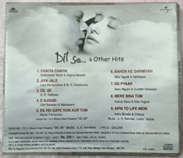 Dil Se & Other Hits Hindi Film Songs Audio CD
