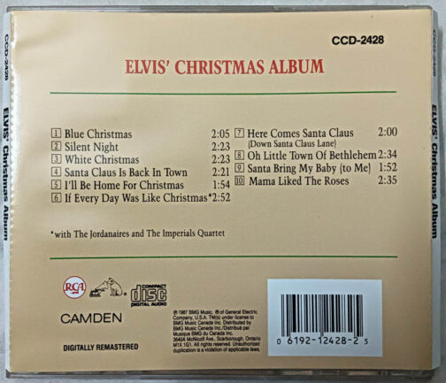 Elvis Christmas Album Audio cd