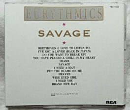 Eurythmics Savage Album Audio CD