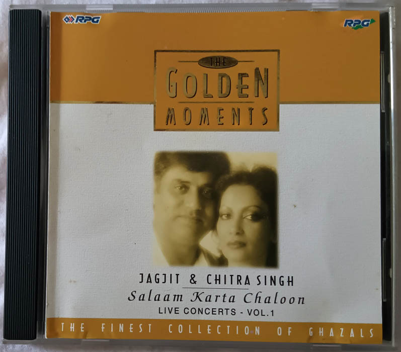 Golden Moments Jagjit & Chitra Singh Salaam Karte Chalon Live Concerts Vol 1 Audio Cd