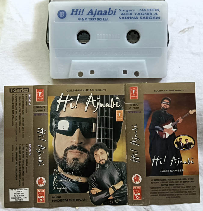 Hi Ajnabi Hindi Audio Cassette By Nadeem Shravan