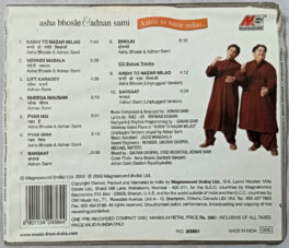 Kabhi too nazar Milao Asha Bhosle & Adnan Sami Hindi Audio cd
