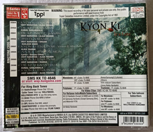 Kyon Ki Audio cd By Himesh Reshammiya