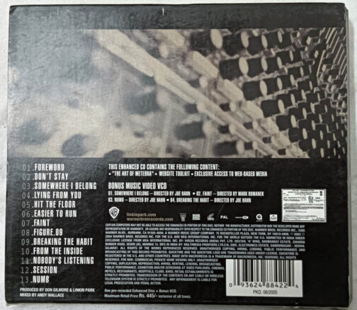 Linkin Park Meteora Tour Edition Album Audio cd