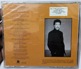 Lionel Richie Back to Front Album Audio Cd (Sealed)