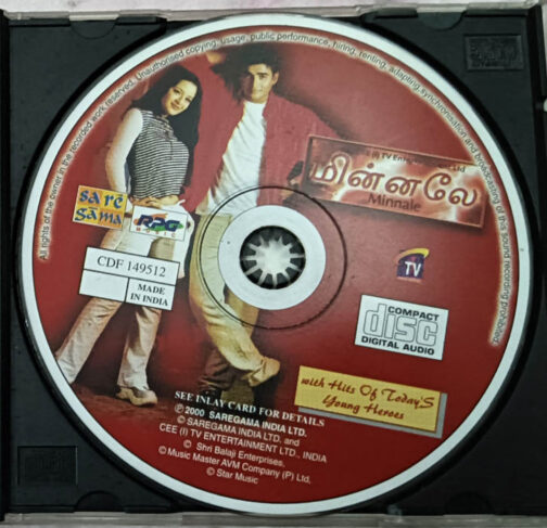 Minnale with his of today young heroes Tamil Films Songs Audio cd