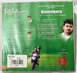 Parijatham – Vaseegara Tamil Film Songs Audio cd