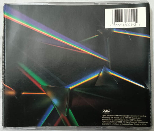 Pink Floyd Dark side of The Moon Album Audio cd