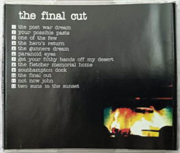 Pink Floyd the Final Cut Album Audio cd
