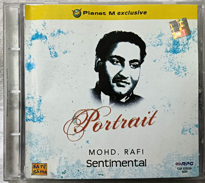 Portrait Mohd Rafi Sentimental Hindi Audio CD
